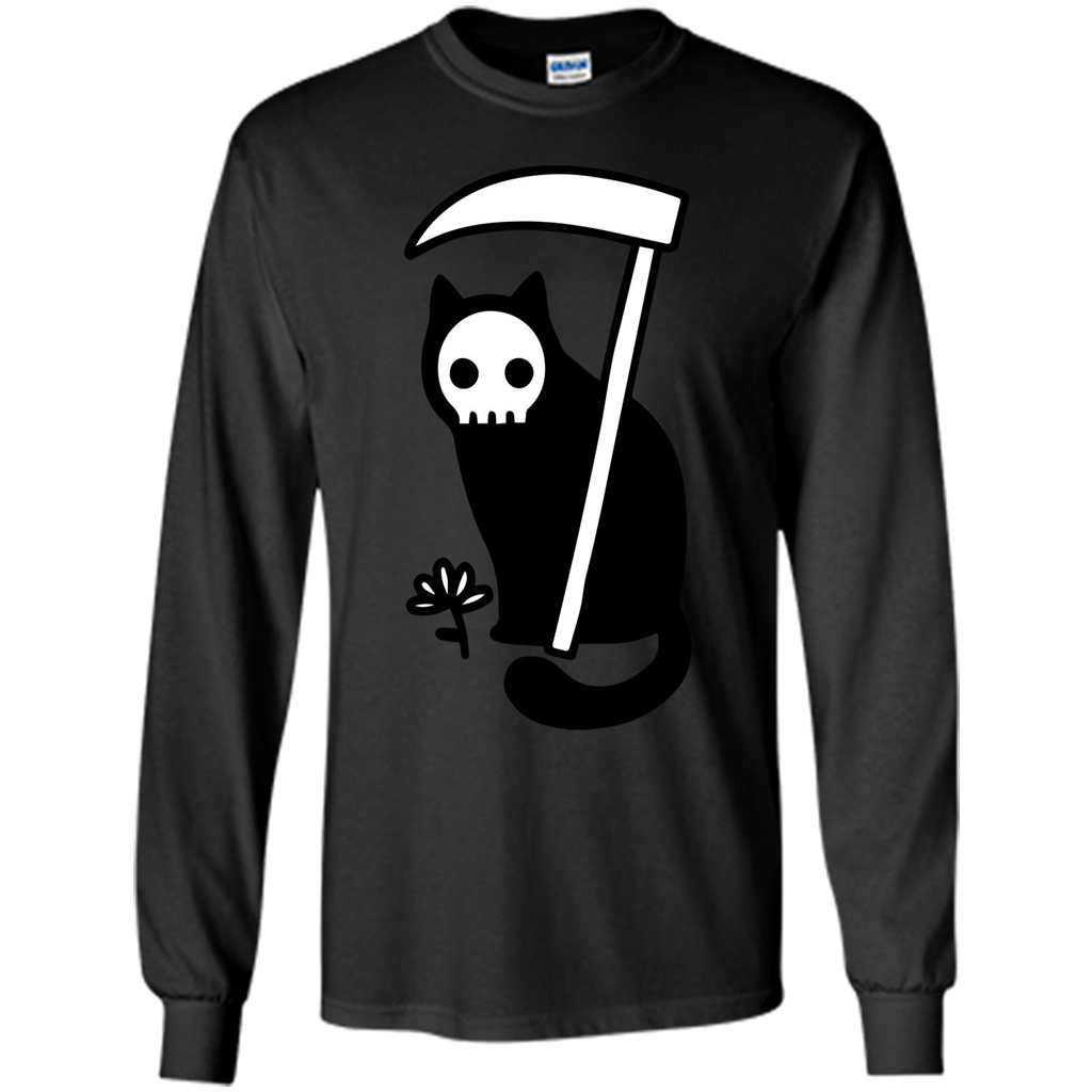 Cat Grimm Reaper T-shirt Black