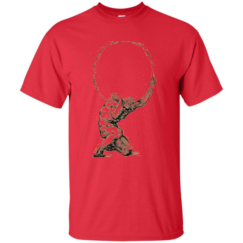 Atlas Greek Mythology Greece T-Shirt Red