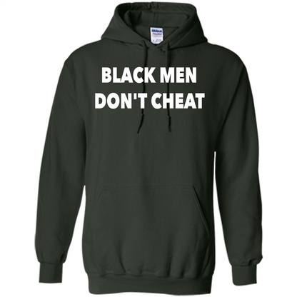 Black Men Dont Cheat T-shirt Forest Green