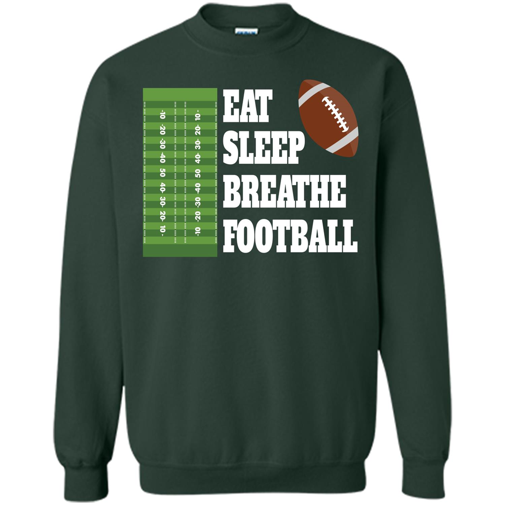 Eat Sleep Breathe Football T-shirt Forest Green