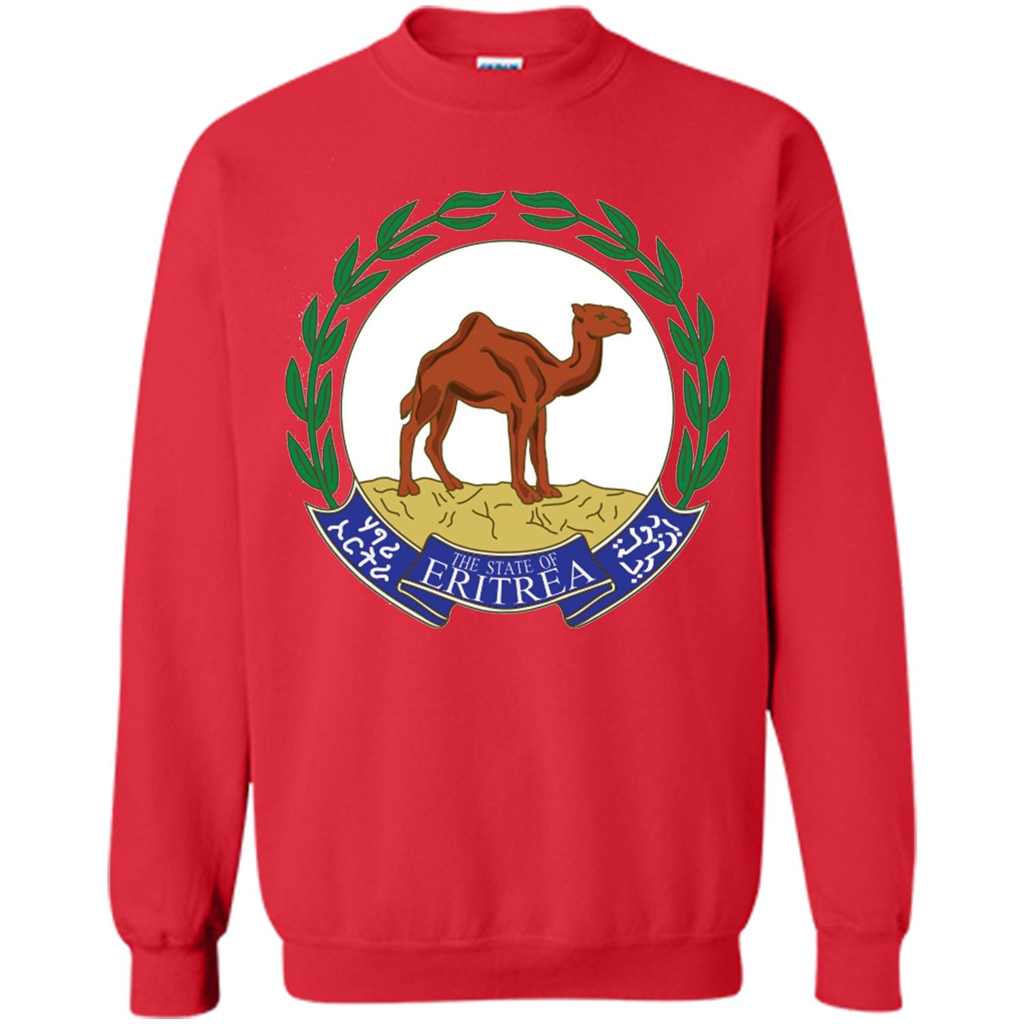 Eritrea Emblem T-shirt National Heritage Pride Red