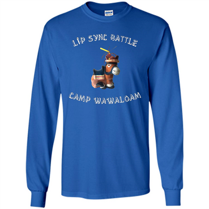 Lip Sync Camp T-shirt Camp Wawaloam Royal