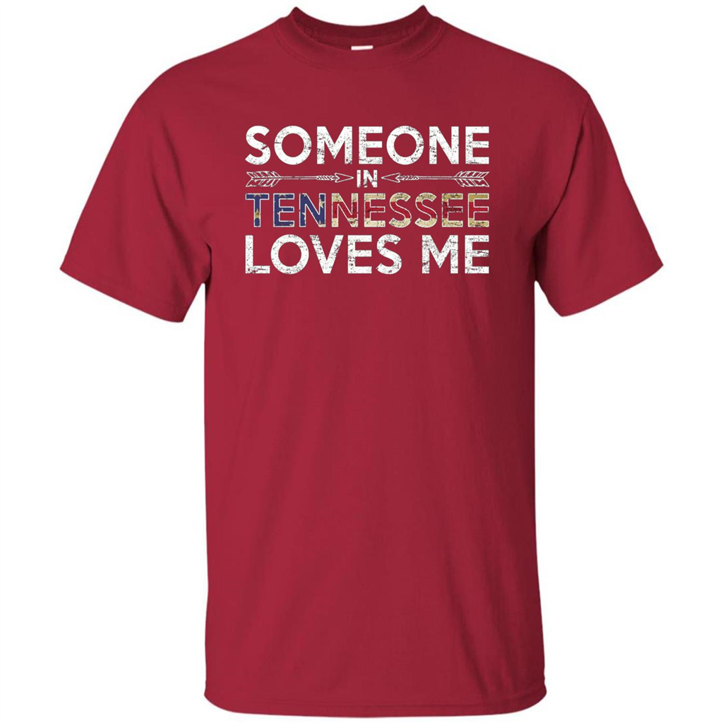 Someone in Tennessee Loves Me T-shirt Cardinal