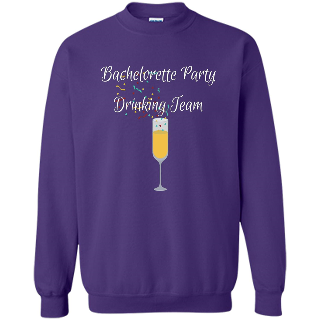 Bachelorette Party Drinking Team Bridal Wedding T-Shirt Orange