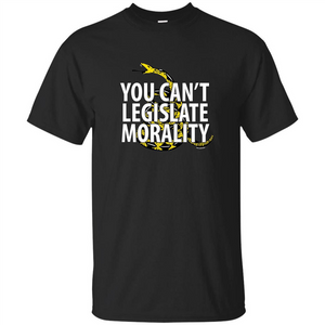 Gadsden Libertarian T-shirt You Can't Legislate Morality