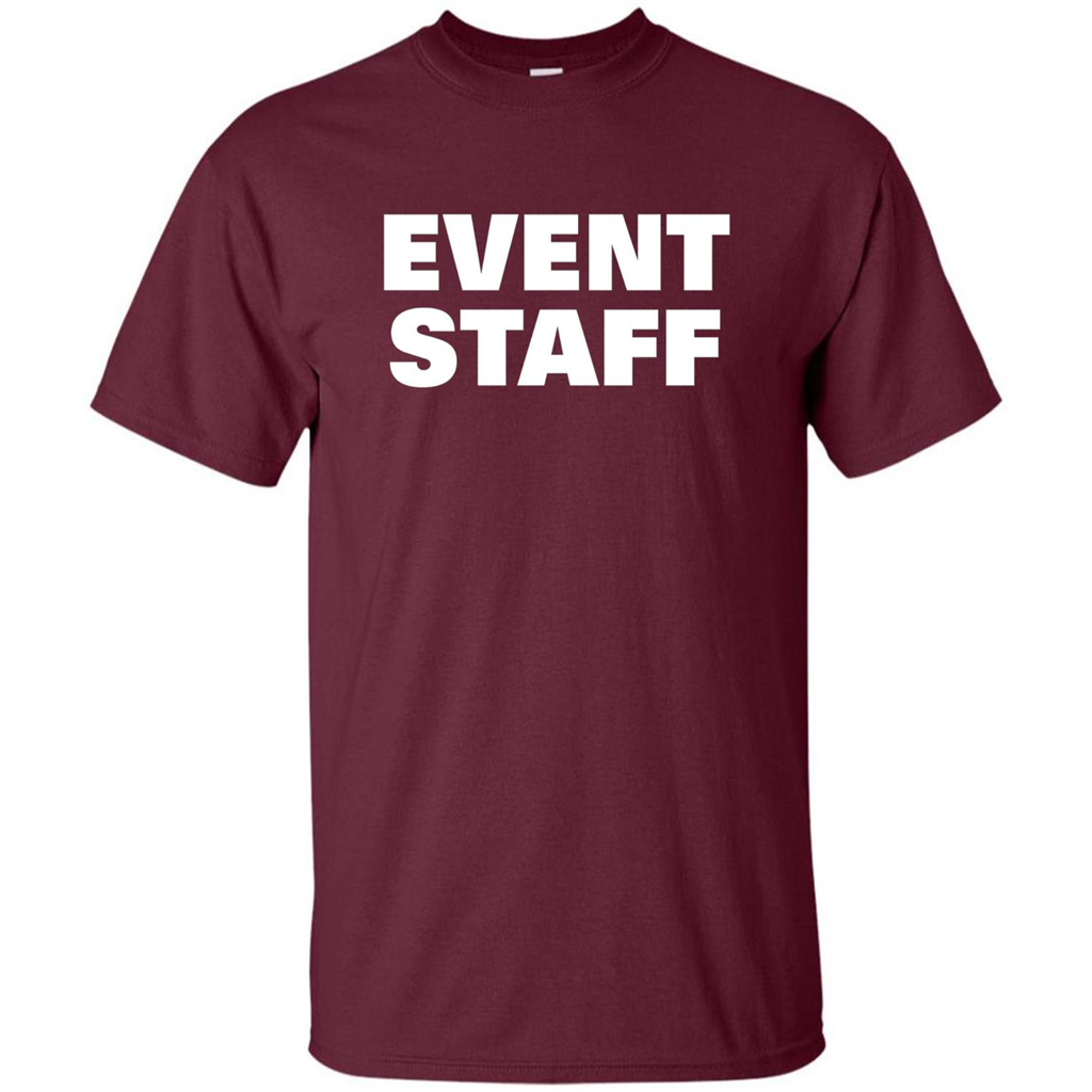 Event Staff T-shirt Maroon