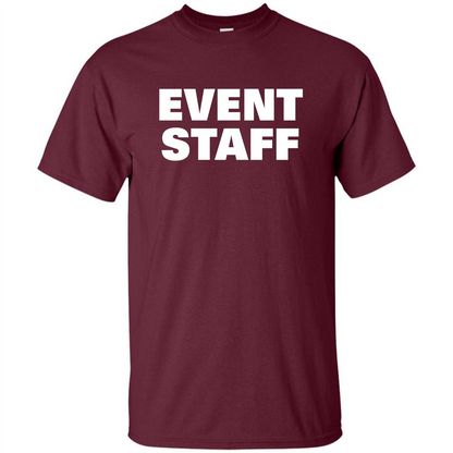 Event Staff T-shirt Maroon