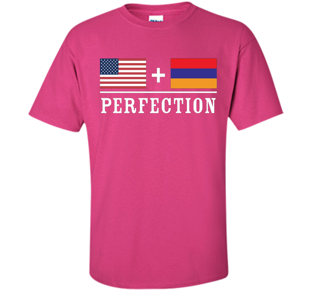 American + Armenian = Perfection Flag T-Shirt t-shirt Heliconia