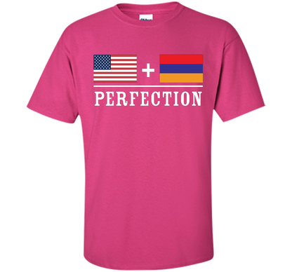 American + Armenian = Perfection Flag T-Shirt t-shirt Heliconia