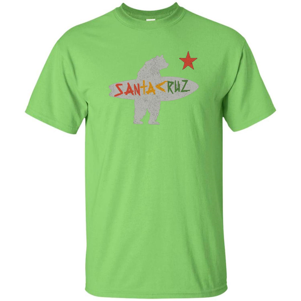 Santa Cruz Surf Bear T-Shirt Lime
