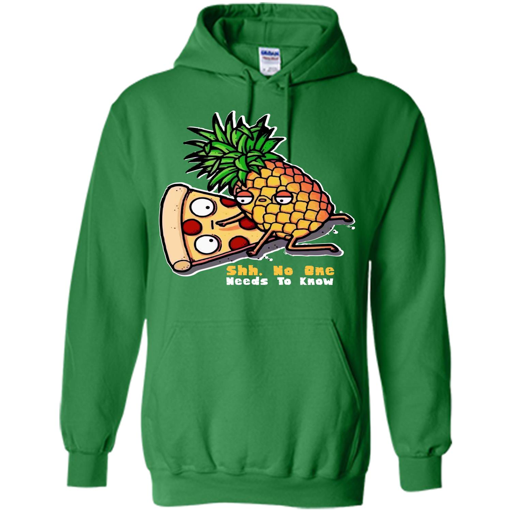 Pizza. Shh, No One Needs To Know T-shirt Irish Green