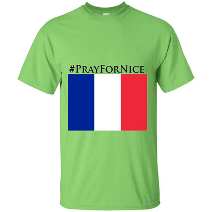 Pray For Nice T-shirt Lime