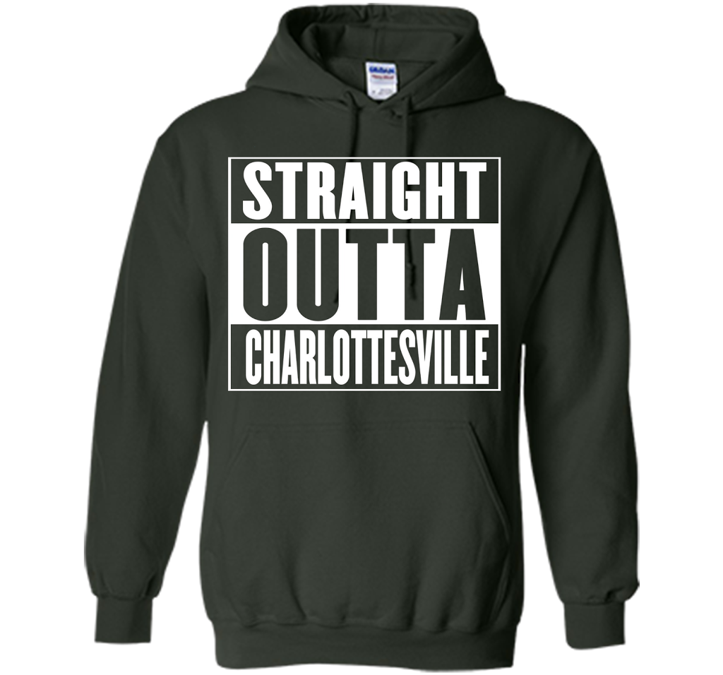 Straight Outta Charlottesville Shirt t-shirt Forest Green