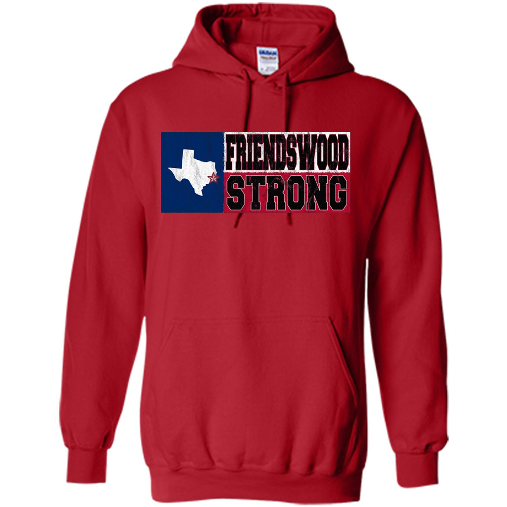 Friendswood Strong - Texas Flag - Friendswood Pride T-shirt Red