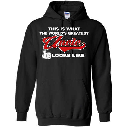Uncle T-shirt This Is What The World's Greatest Uncle Looks Like Black