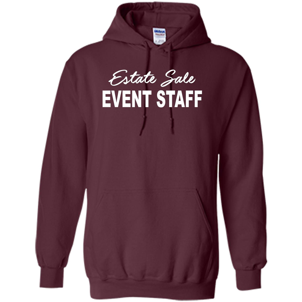 Estate Sale Event Staff T-shirt - Estate Sale T-shirts Maroon