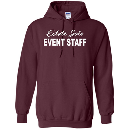 Estate Sale Event Staff T-shirt - Estate Sale T-shirts Maroon