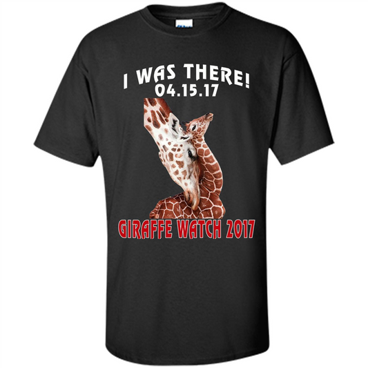 Giraffe T-Shirt I Was There 04.15.17 Black