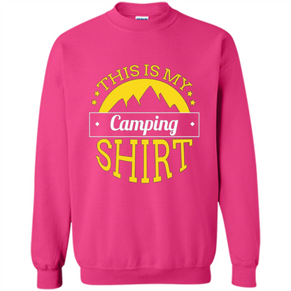 This Is My Camping T-Shirt For Hiking And Exploring Heliconia