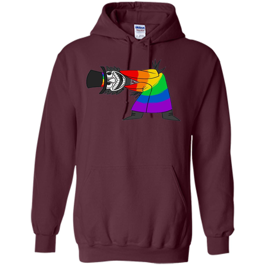LGBTQ T-shirt The B Stands For Babadook Maroon