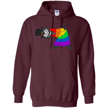 LGBTQ T-shirt The B Stands For Babadook Maroon