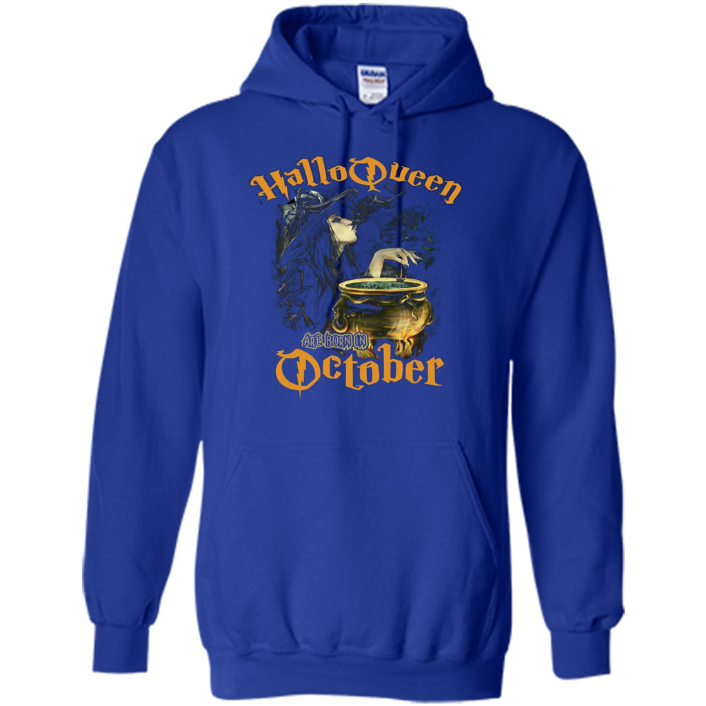 HalloQueen Are Born In October T-shirt