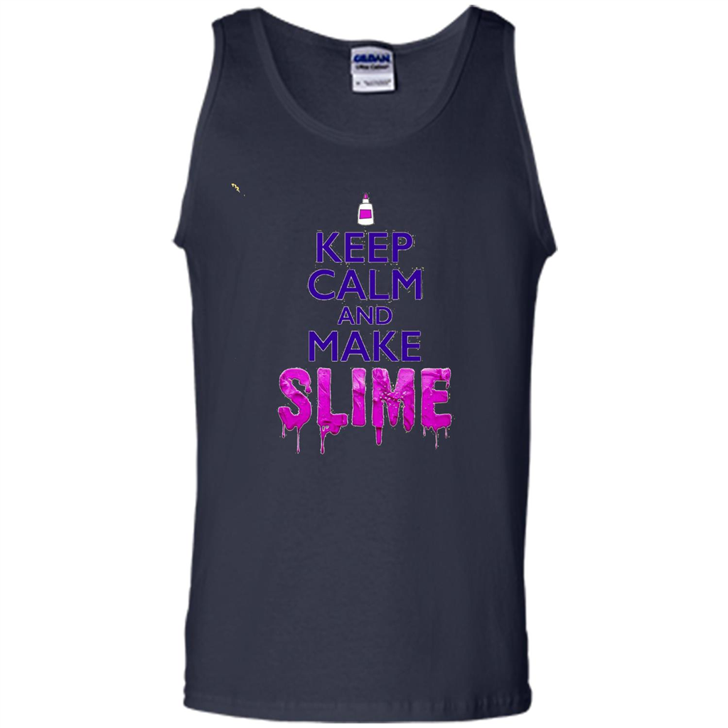 Keep Calm And Make Slime T-shirt Navy