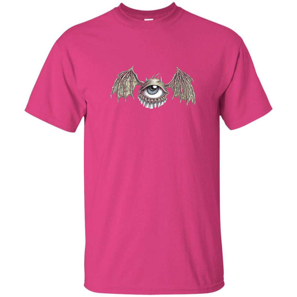 Eyebat T-shirt Scary Halloween Tshirt Heliconia