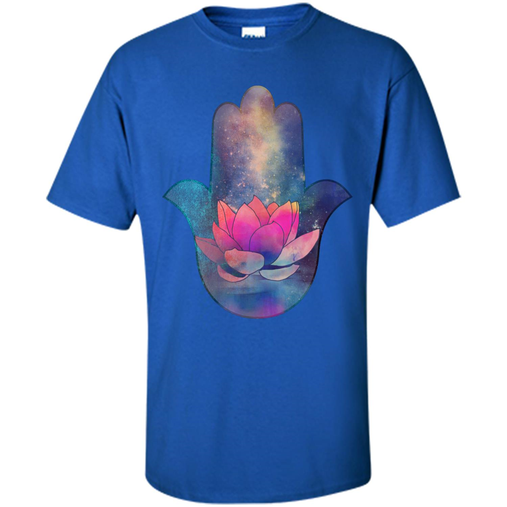 Hamsa Lotus T-Shirt Royal
