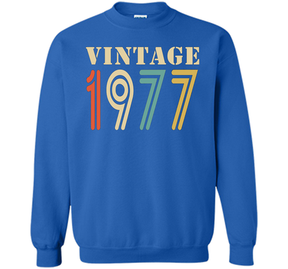 Vintage 1977 - 40th birthday gift shirt t-shirt Royal
