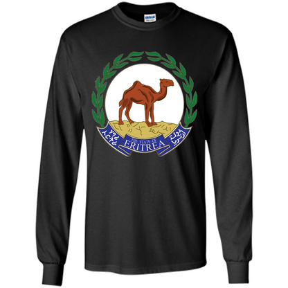 Eritrea Emblem T-shirt National Heritage Pride Black