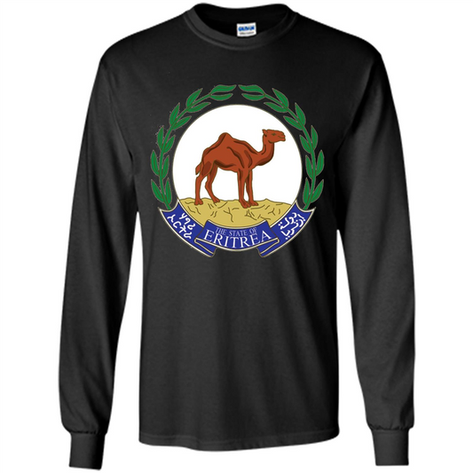 Eritrea Emblem T-shirt National Heritage Pride Black