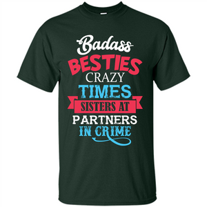 Family T-shirt Sisters Partners In Crime T-shirt