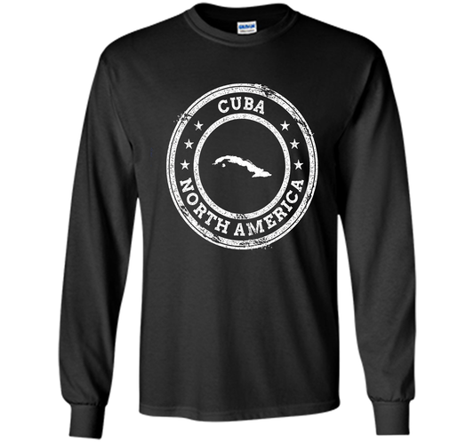 CUBA Passport Stamp T-Shirt (Premium) t-shirt Black