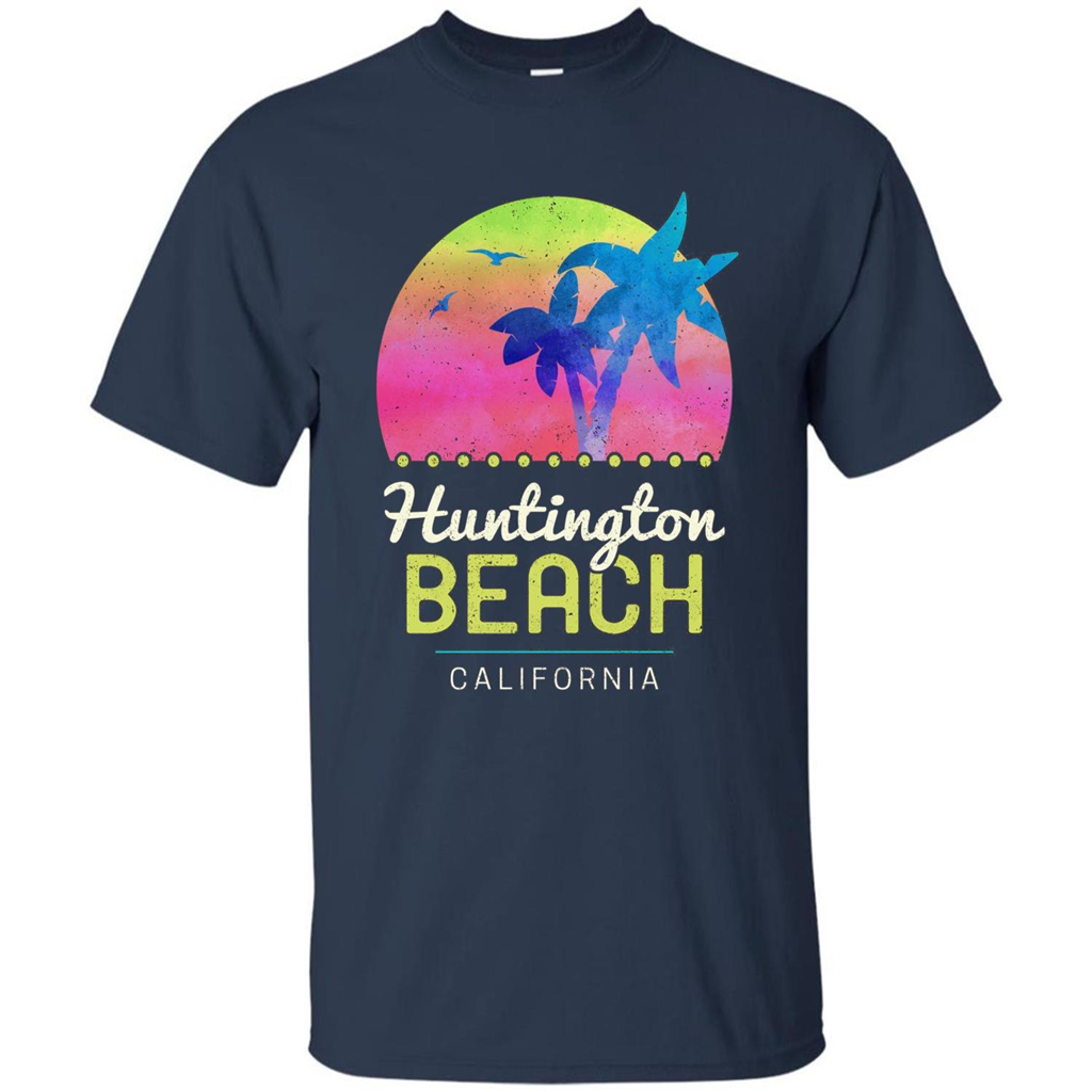 Huntington Beach California T-shirt Navy
