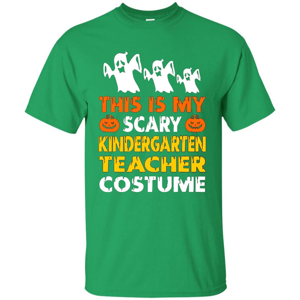 This is My Scary Kindergarten Teacher Costume Halloween T-shirt Irish Green