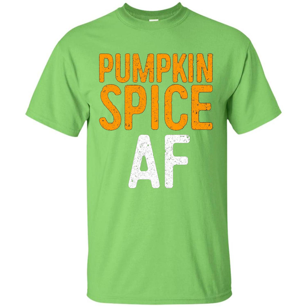 Pumpkin Spice AF T-shirt Lime