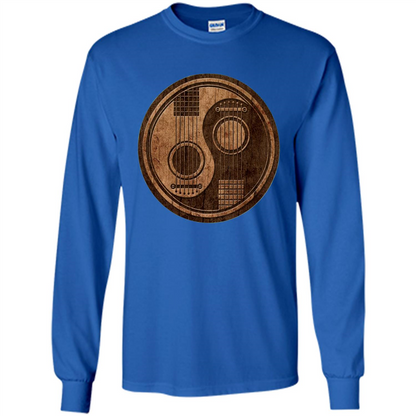 Best gift for Guitar T-shirt Guitar Ying-Yang Gift Royal