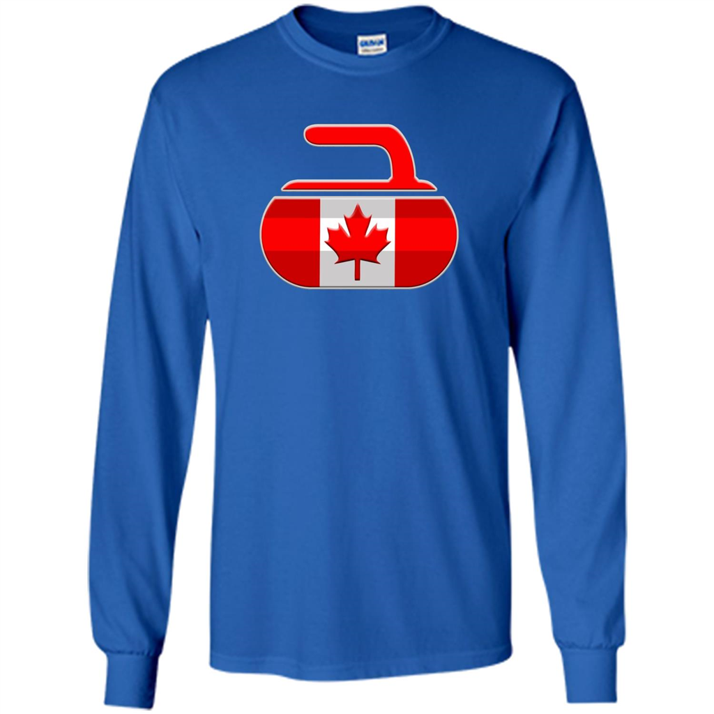 Canadian Curling Flag T-shirt Royal