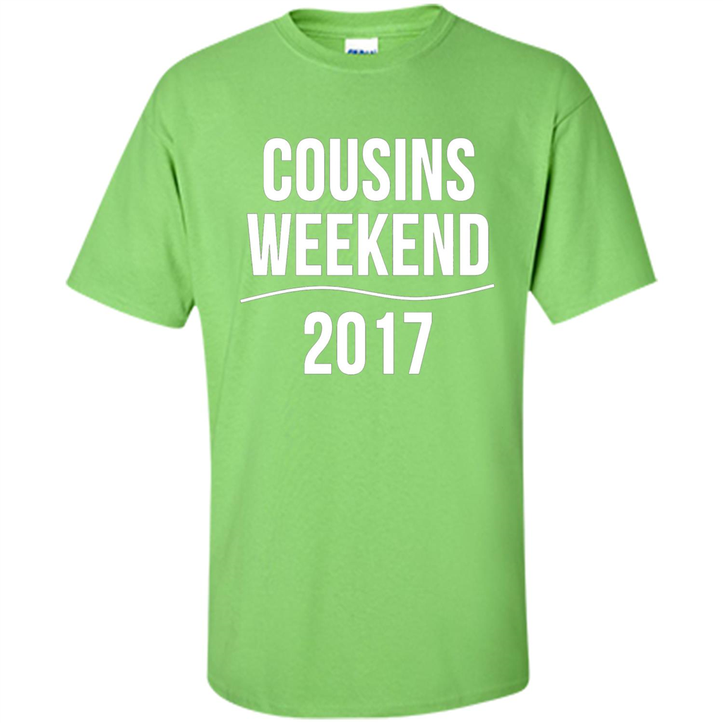 Family T-shirt Cousins Weekend 2017 Lime