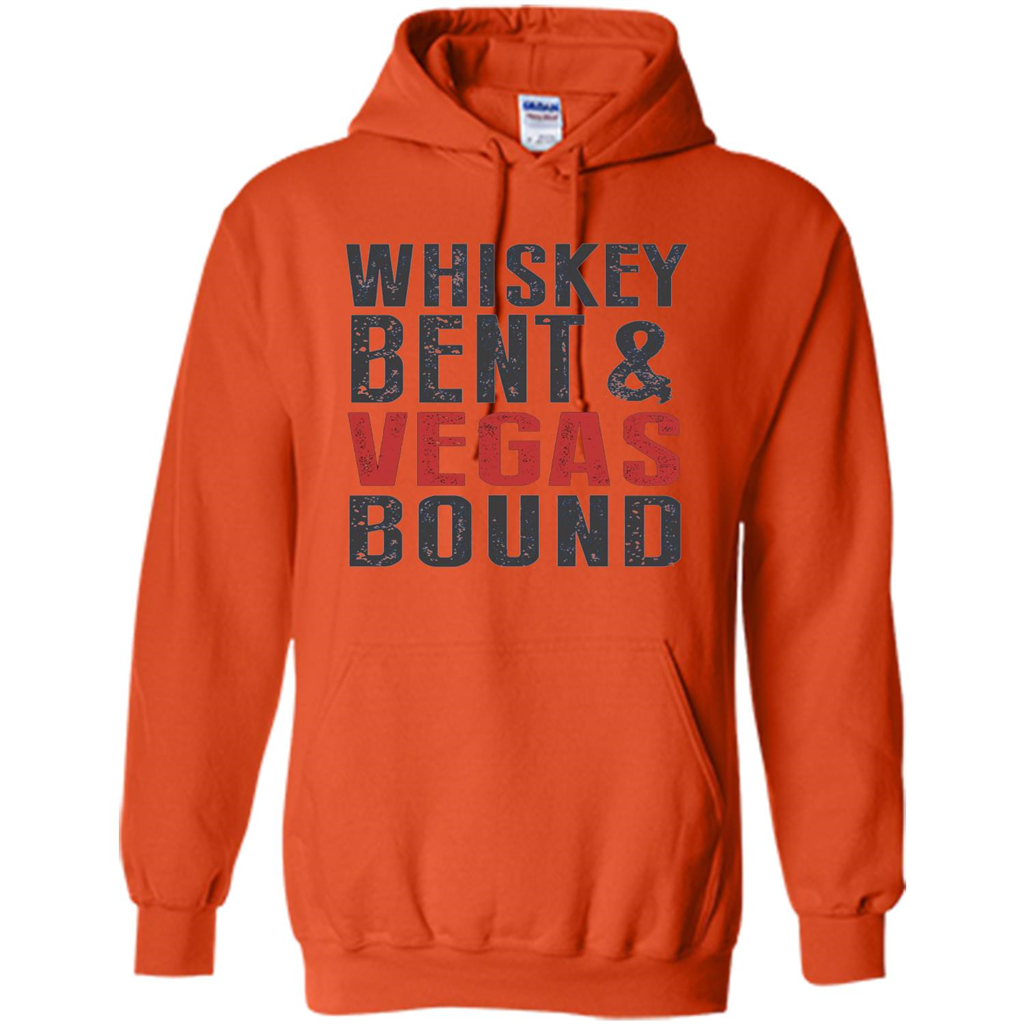 Whiskey Bent And Vegas Bound T-shirt Bachelor tshirt Orange