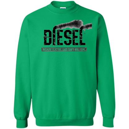 Diesel Rolling Coal T-Shirt Black Smoke Lifted Truck T-Shirt Irish Green
