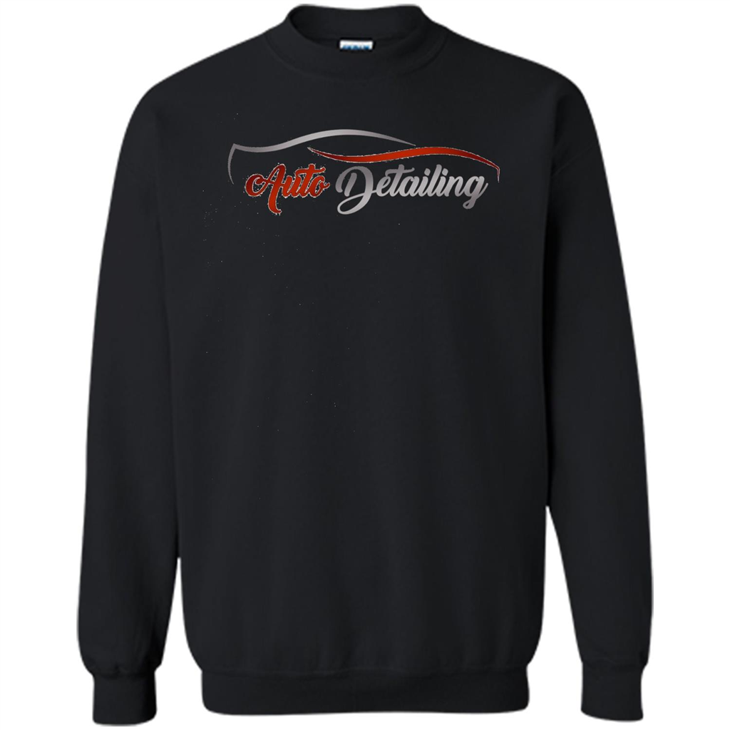 Auto Detailing Shirt Red And Black Orange