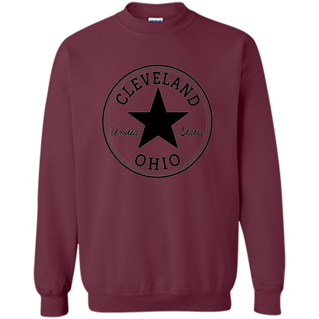Cleveland Ohio T-shirt United States T-shirt Maroon