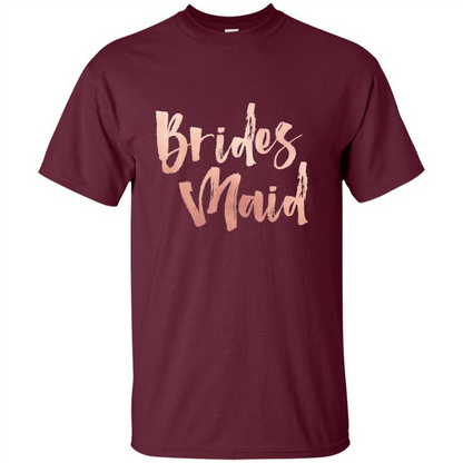Bridesmaid T-shirt Maroon