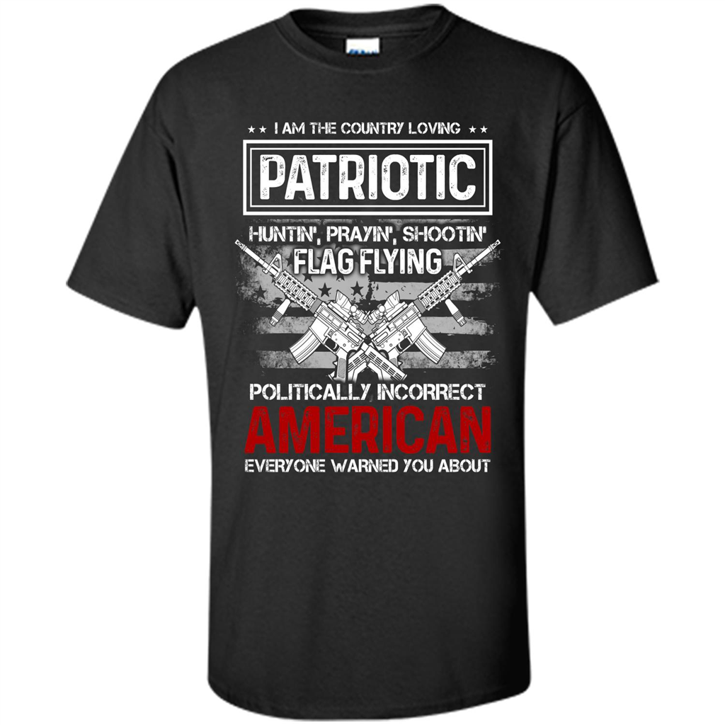 I Am The Country Loving Patriotic T-shirt Black