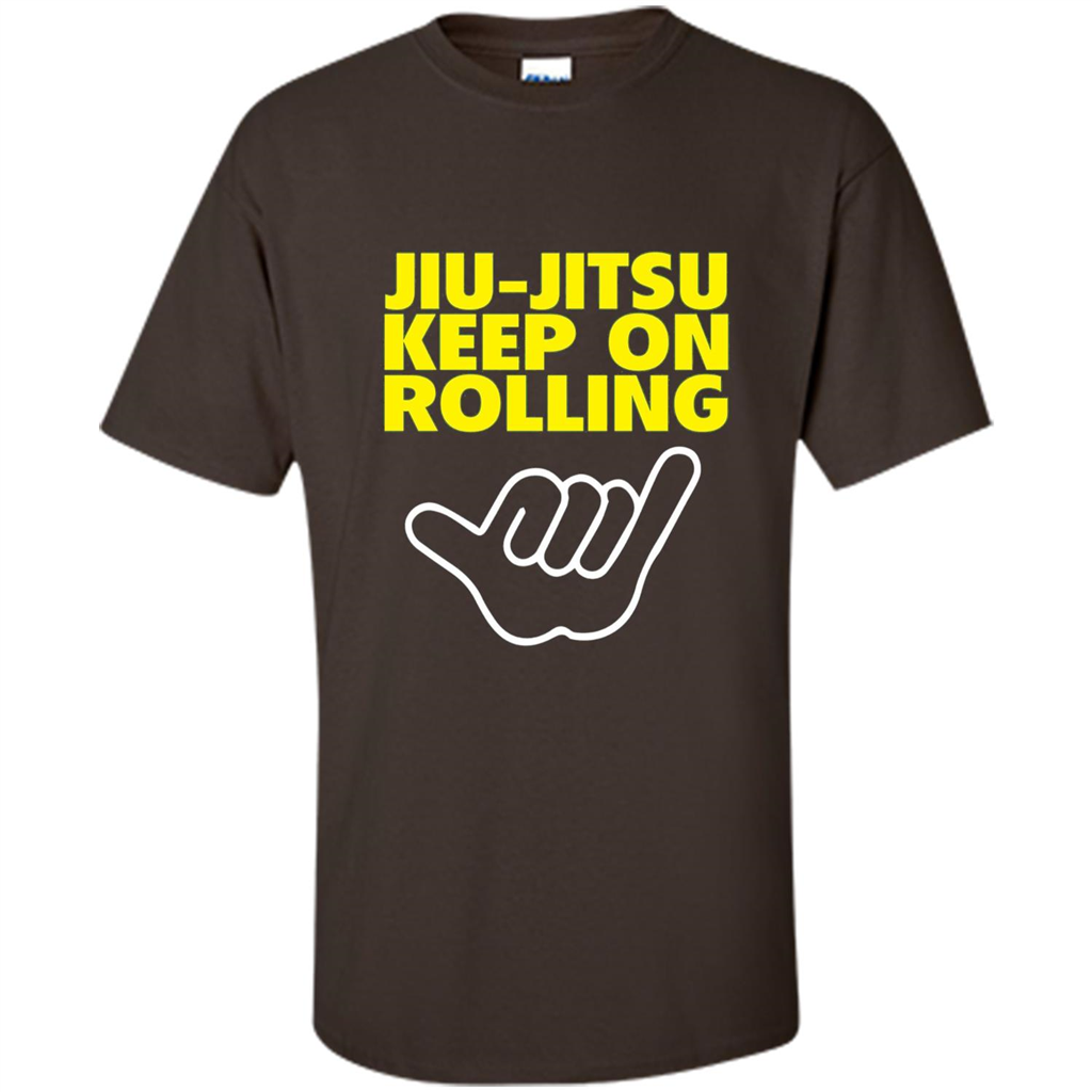 JIU JITSU KEEP ON ROLLING T-SHIRT Dark Chocolate
