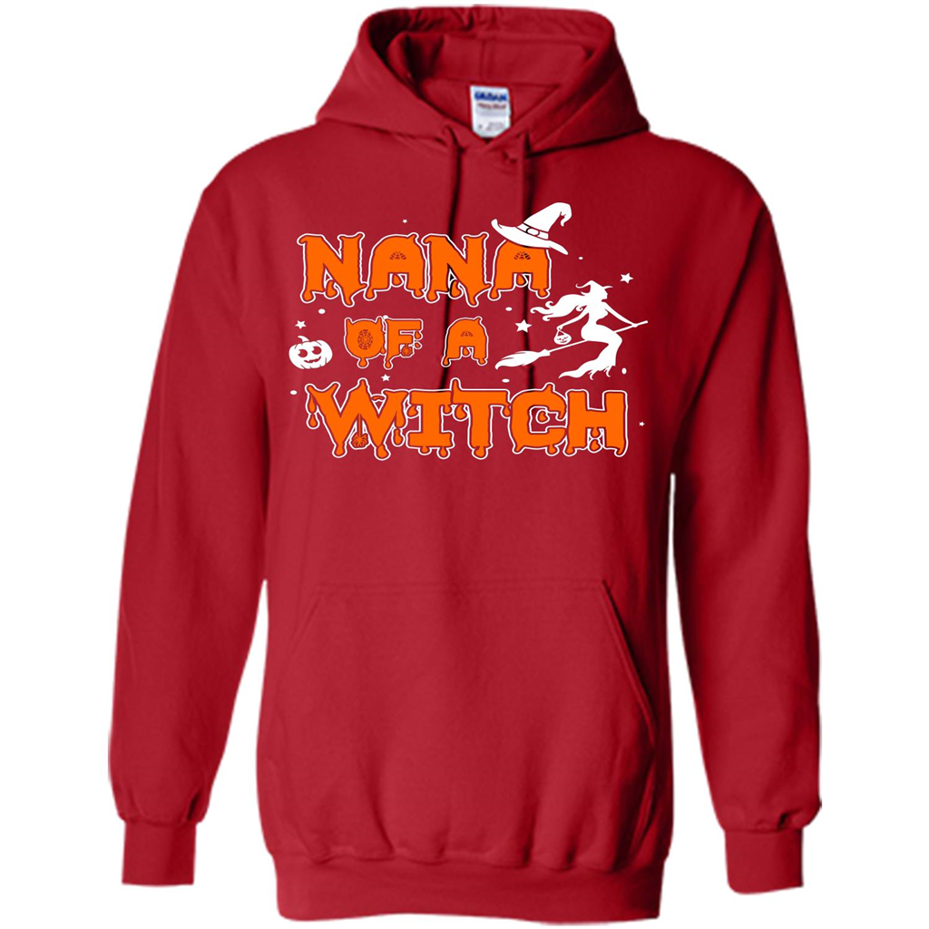 Halloween T-shirt Nana Of A Witch Red