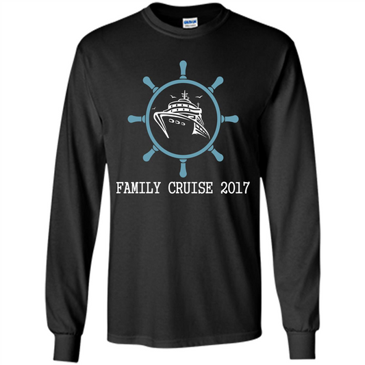 Family T-shirt Family Cruise 2017 Black