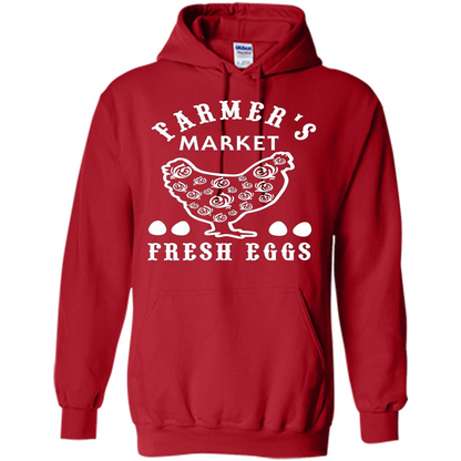 Famer's Market Fresh Eggs T-shirt Red